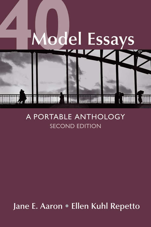 Book cover of 40 Model Essays: A Portable Anthology (2)