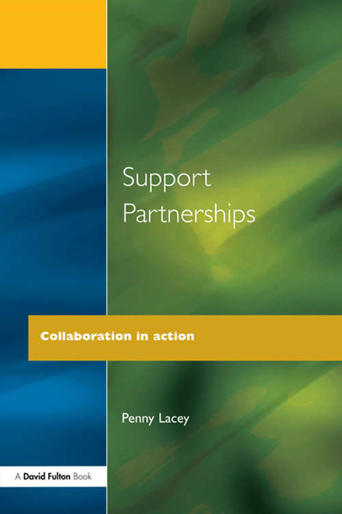 Book cover of Support Partnerships: Collaboration in Action