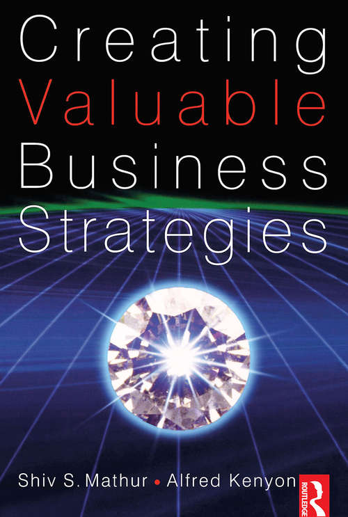 Book cover of Creating Valuable Business Strategies