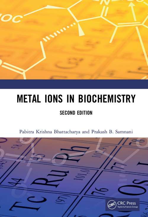 Book cover of Metal Ions in Biochemistry: 2nd Edition (2)