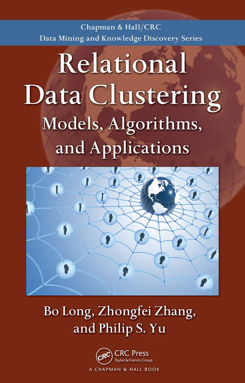 Book cover of Relational Data Clustering: Models, Algorithms, and Applications