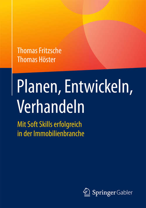 Book cover of Planen, Entwickeln, Verhandeln