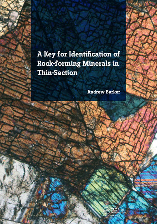 Book cover of A Key for Identification of Rock-Forming Minerals in Thin Section