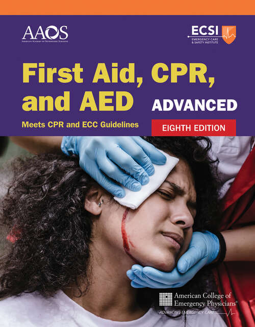 Book cover of Advanced First Aid, CPR, and AED eBook (8)