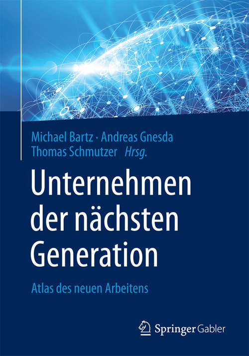 Book cover of Unternehmen der nächsten Generation