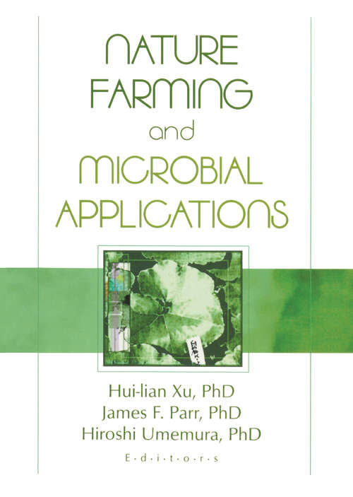 Book cover of Nature Farming and Microbial Applications