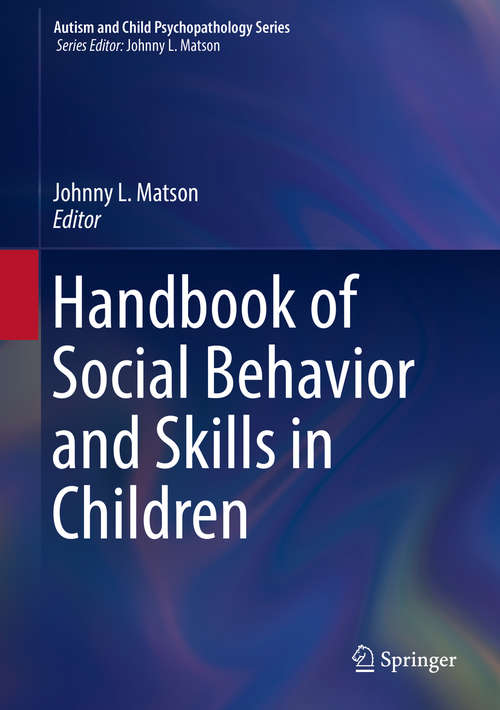 Book cover of Handbook of Social Behavior and Skills in Children