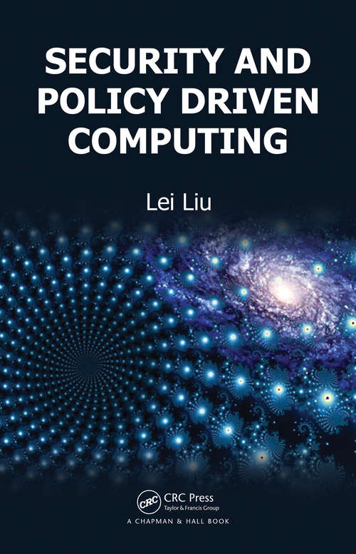 Book cover of Security and Policy Driven Computing (1)