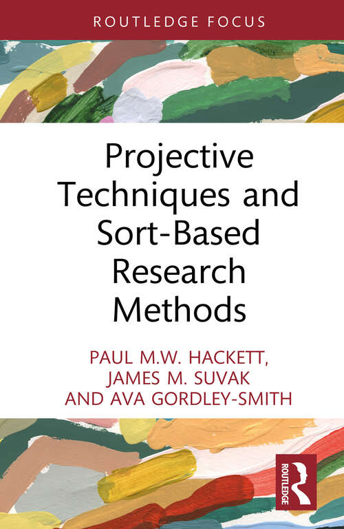 Book cover of Projective Techniques and Sort-Based Research Methods