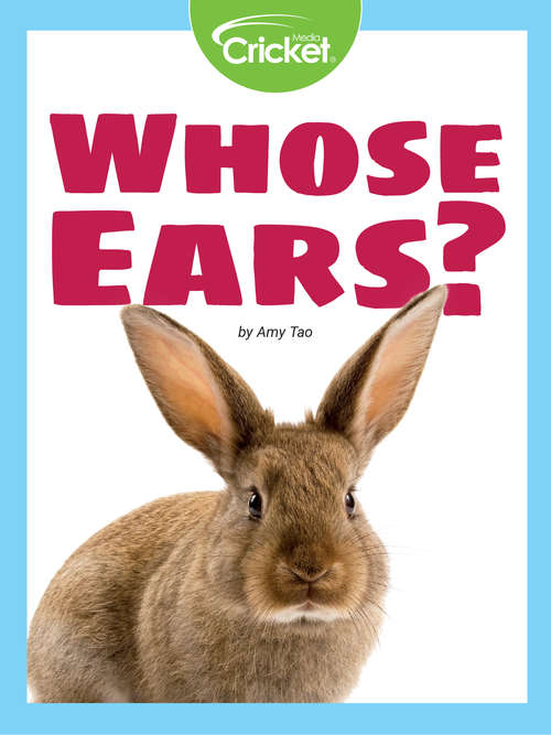 Book cover of Whose Ears?