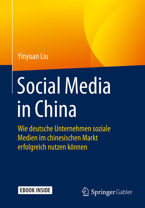 Book cover of Social Media in China