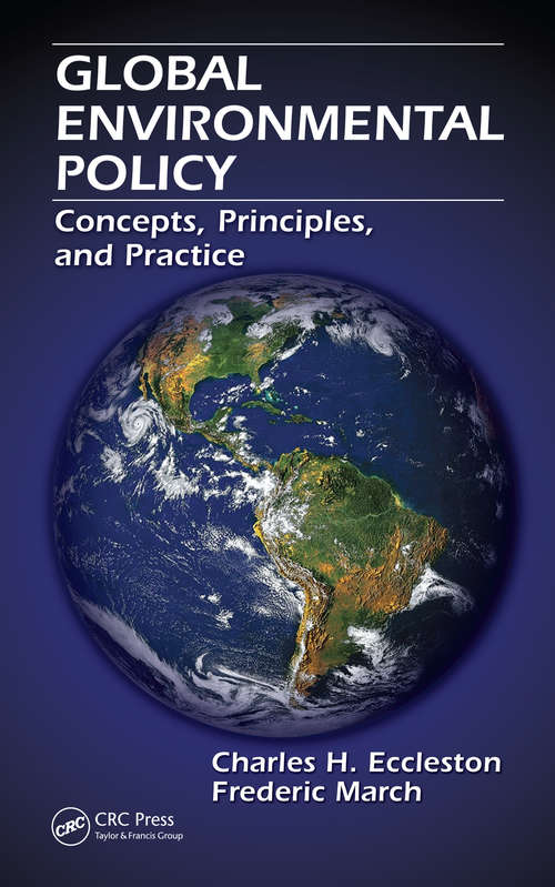 Book cover of Global Environmental Policy: Concepts, Principles, and Practice