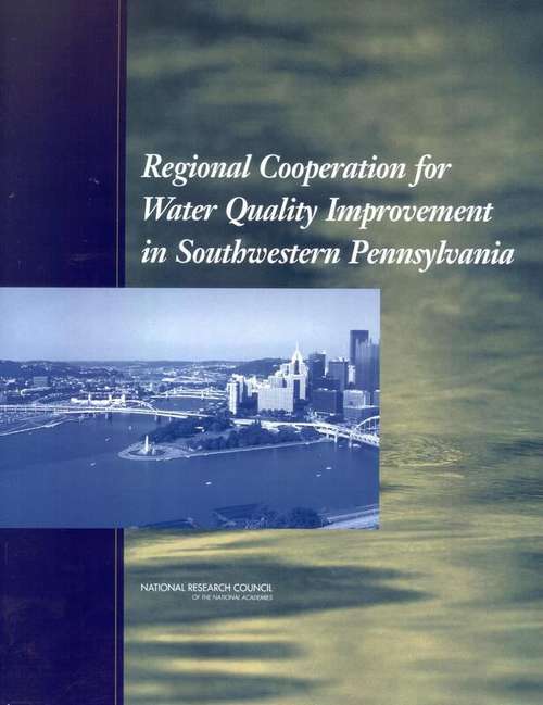 Book cover of Regional Cooperation for Water Quality Improvement in Southwestern Pennsylvania