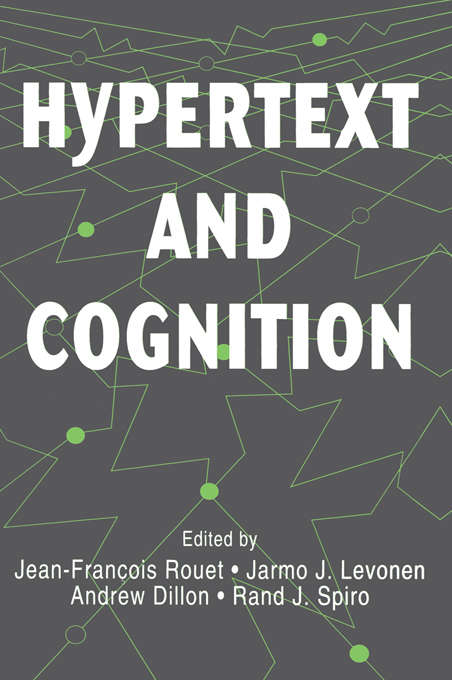 Book cover of Hypertext and Cognition