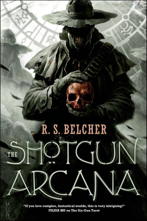 Book cover of The Shotgun Arcana: The Six-gun Tarot, The Shotgun Arcana, The Queen Of Swords (Golgotha #2)