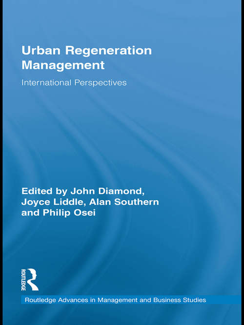 Cover image of Urban Regeneration Management