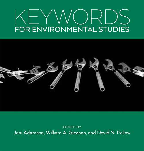 Book cover of Keywords for Environmental Studies (Keywords #3)