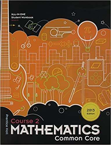 Book cover of Middle Grades Math Course 2 Workbook