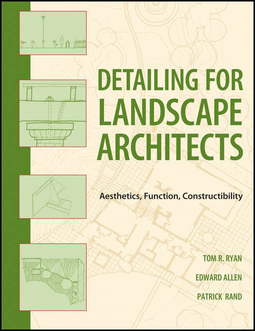 Book cover of Landscape Architectural Detailing