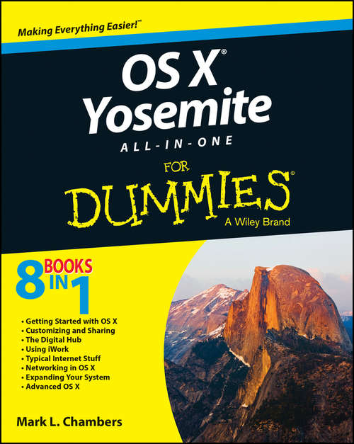 Book cover of OS X Yosemite All-in-One For Dummies