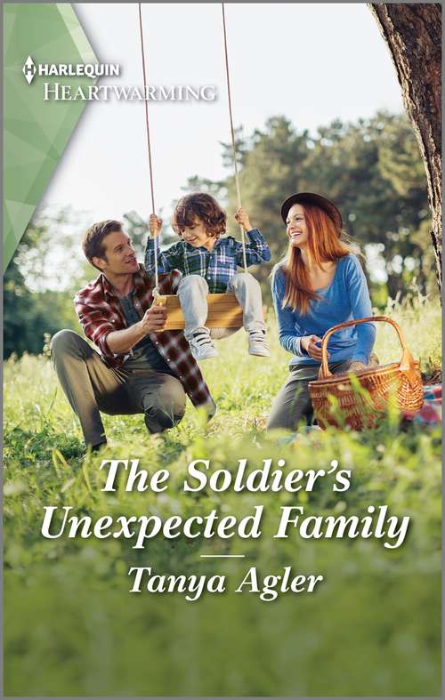 Book cover of The Soldier's Unexpected Family: A Clean Romance (Veterans' Road Ser. #3)