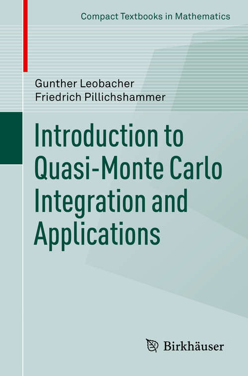 Book cover of Introduction to Quasi-Monte Carlo Integration and Applications