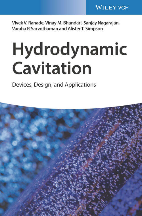 Book cover of Hydrodynamic Cavitation: Devices, Design and Applications