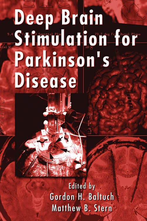 Book cover of Deep Brain Stimulation for Parkinson's Disease (1) (Neurological Disease and Therapy)