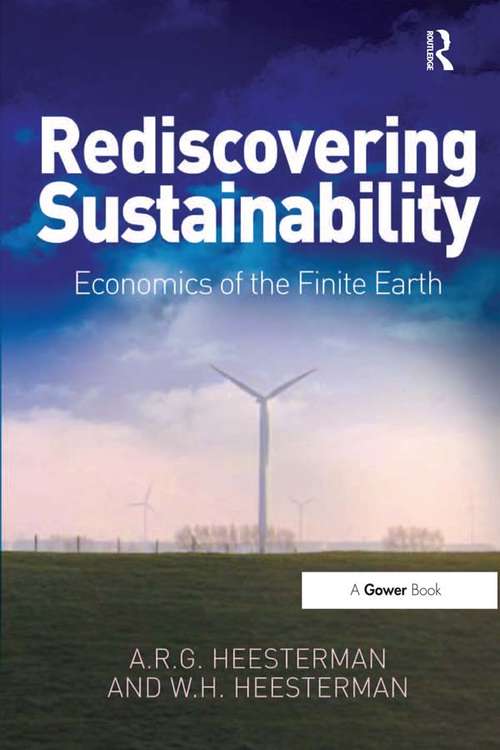 Book cover of Rediscovering Sustainability: Economics of the Finite Earth