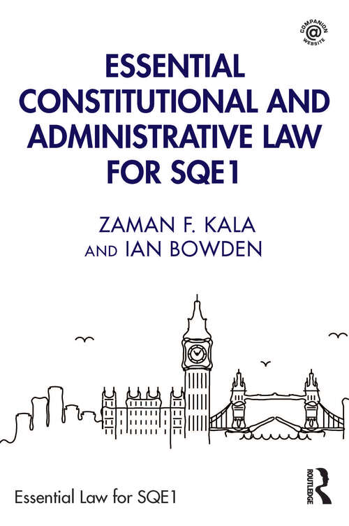 Book cover of Essential Constitutional and Administrative Law for SQE1 (Essential Law for SQE1)