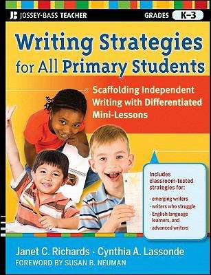 Book cover of Writing Strategies for All Primary Students