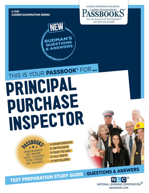 Book cover of Principal Purchase Inspector: Passbooks Study Guide (Career Examination Series)