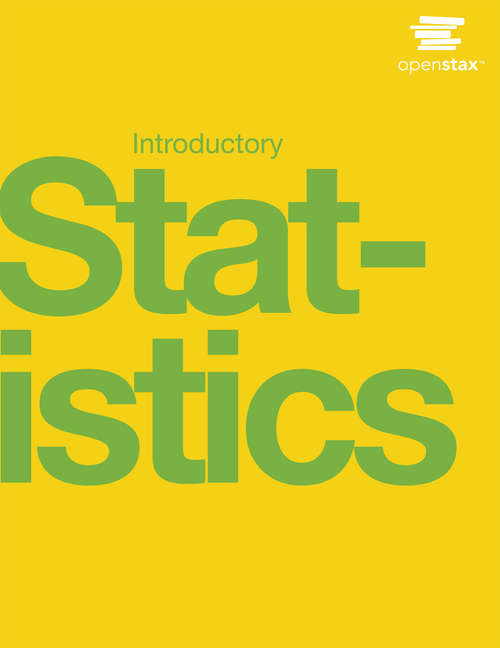 Book cover of OpenStax for Introductory Statistics (First Edition)