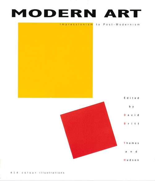 Book cover of Modern Art: Impressionism To Post-modernism