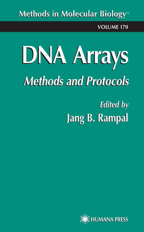 Book cover of DNA Arrays