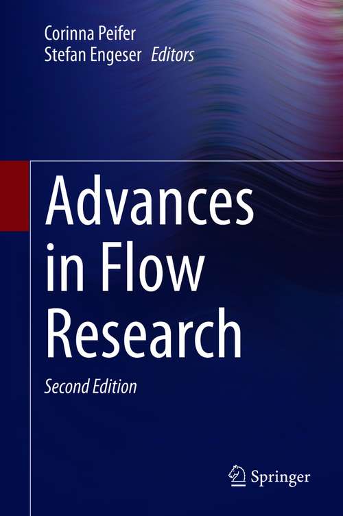 Book cover of Advances in Flow Research: Revised Second Edition (2nd ed. 2021)