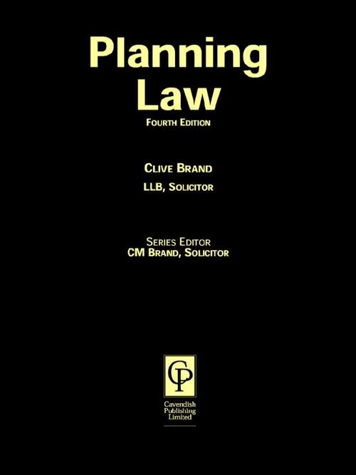 Book cover of Practice Notes on Planning Law (4)