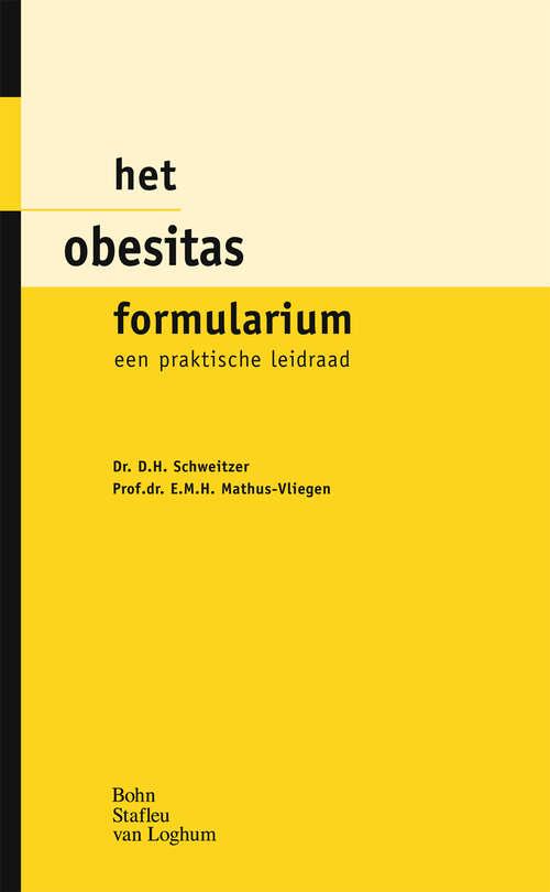 Book cover of Het obesitas formularium