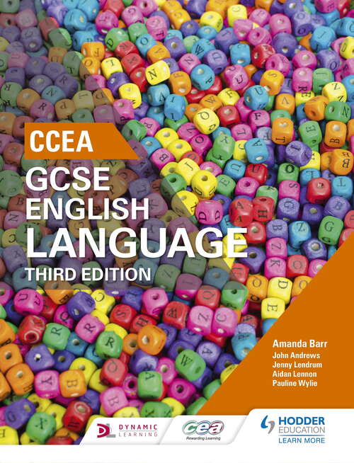 Book cover of CCEA GCSE English Language, Third Edition Student Book