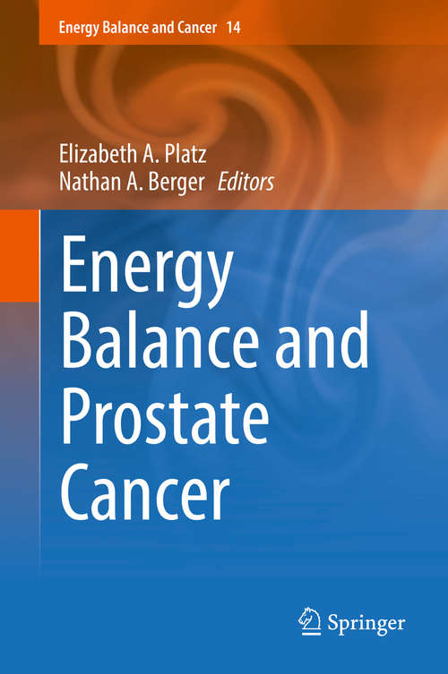 Book cover of Energy Balance and Prostate Cancer