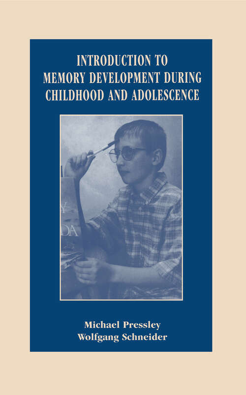 Book cover of Introduction to Memory Development During Childhood and Adolescence (2)