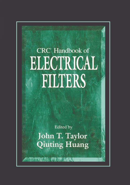 Book cover of CRC Handbook of Electrical Filters