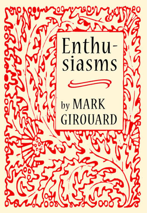 Book cover of Enthusiasms