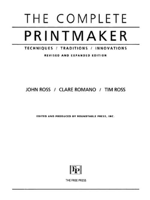 Book cover of Complete Printmaker