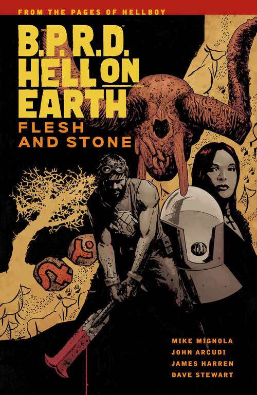 Book cover of B.P.R.D Hell On Earth Volume 11: Flesh and Stone (B.P.R.D)