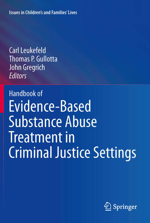 Book cover of Handbook of Evidence-Based Substance Abuse Treatment in Criminal Justice Settings