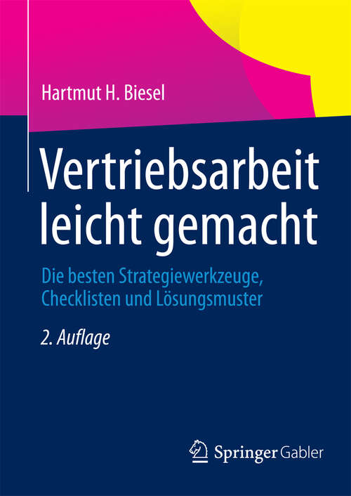 Book cover of Vertriebsarbeit leicht gemacht