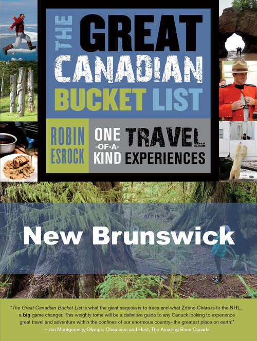 Book cover of The Great Canadian Bucket List — New Brunswick
