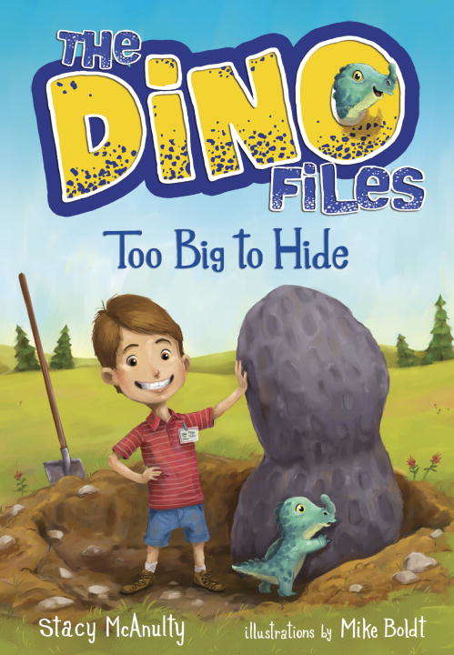 Book cover of The Dino Files #2: Too Big to Hide