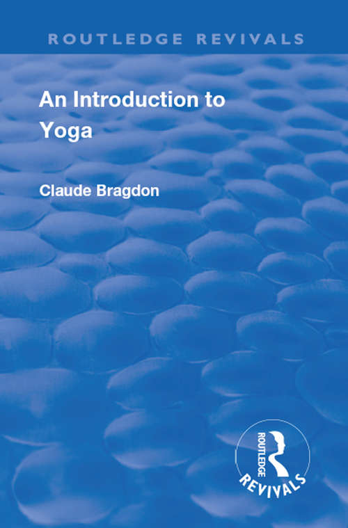 Book cover of Revival: An Introduction to Yoga (Routledge Revivals)